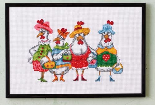 Permin Chick-O-Holics Counted Cross Stitch Kit