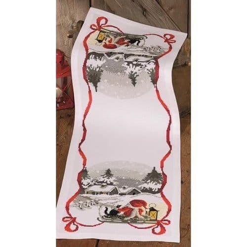 Permin Christmas Night Runner Cross Stitch Kit