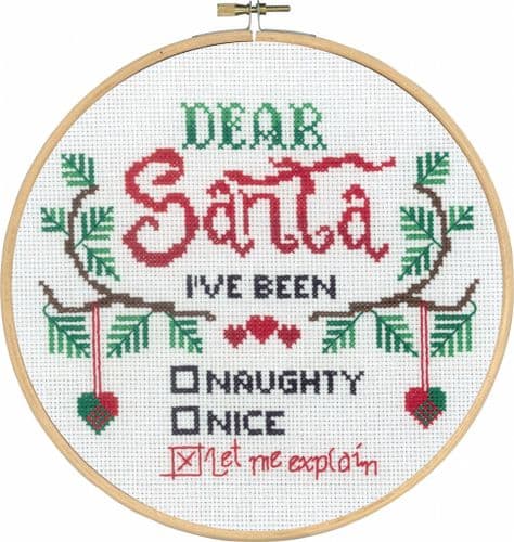 Permin Dear Santa Christmas Cross Stitch Kit