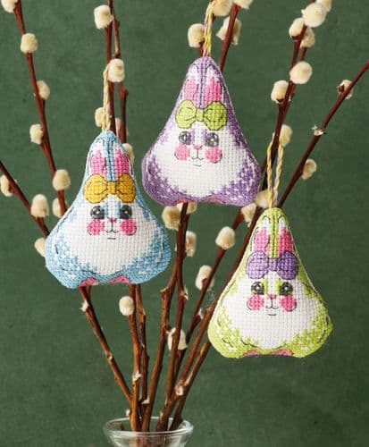 Permin Easter Bunny Decorations Counted Cross Stitch Kit