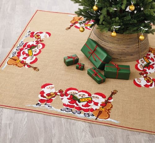Permin Orchestra Mat Christmas Tree Skirt Kit