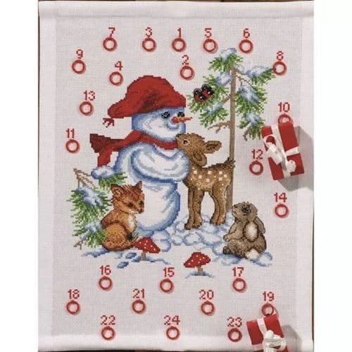 Permin Snowman Advent Christmas Kit