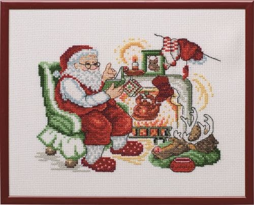 Permin Story Time Christmas Cross Stitch Kit
