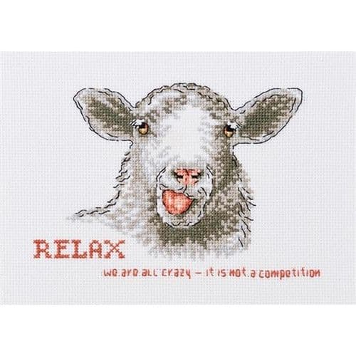 Permin We Are All Crazy Counted Cross Stitch Kit