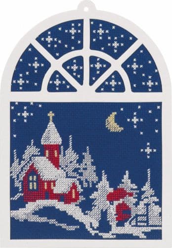 Permin Winter Night Christmas Cross Stitch Kit