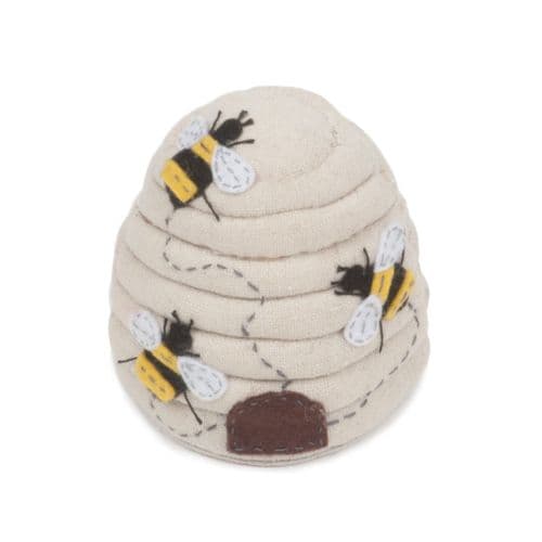 Pin Cushion: Beehive: Patchwork Bee