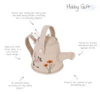 Pin Cushion: Watering Can: Wildflowers