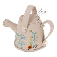 Pin Cushion: Watering Can: Wildflowers