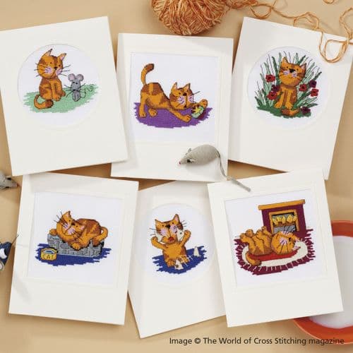 Playful Kitties Cat Cards WOXS Issue 352 project pack