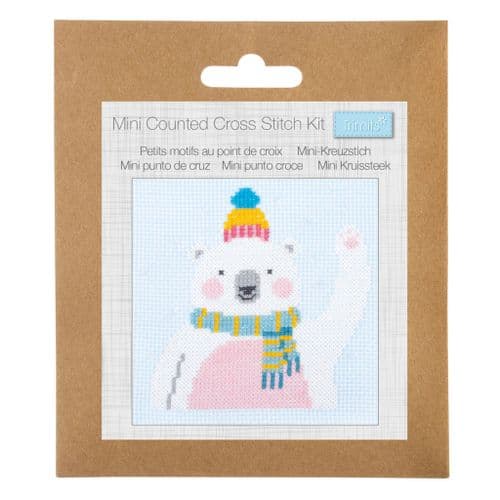 Polar Bear Mini cross stitch kit