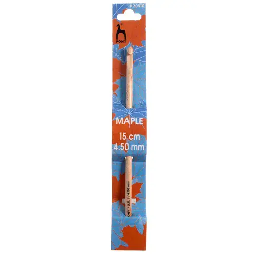 Pony Crochet Hook: Maple: 15cm x 4.50mm