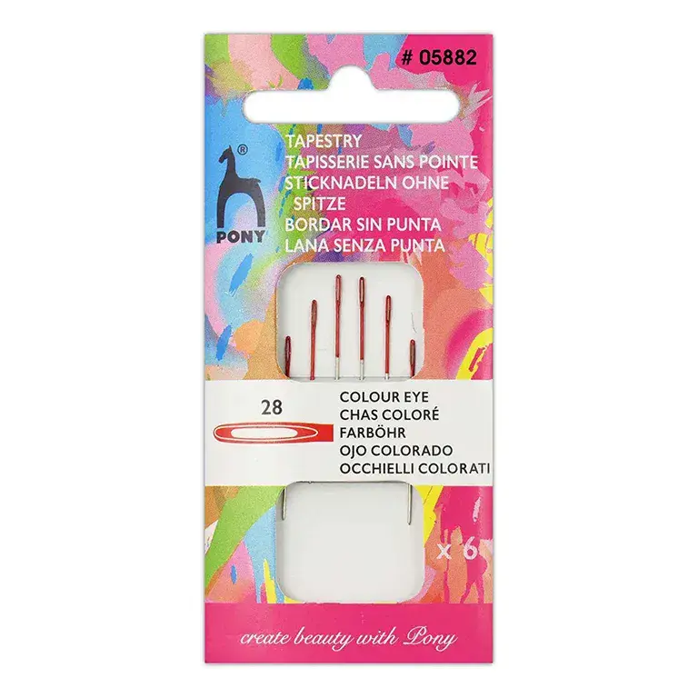 Pony Colour Interch. needle set 14cm 3-7.00mm polka dot -1pc | De