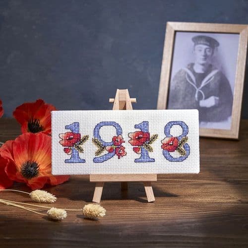 Poppies & Wheat ABC Alphabet WOXS Issue 351 project pack