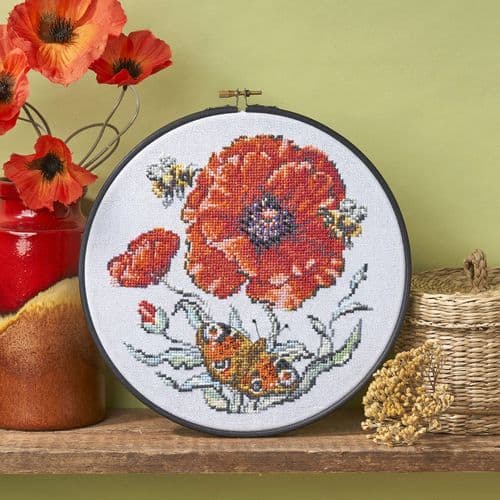 Poppy Hoop WOXS Issue 346 project pack