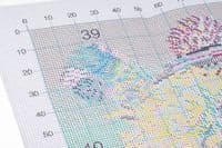 Printed Cross Stitch Kit: Large: Alpaca