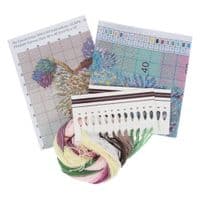 Printed Cross Stitch Kit: Large: Alpaca