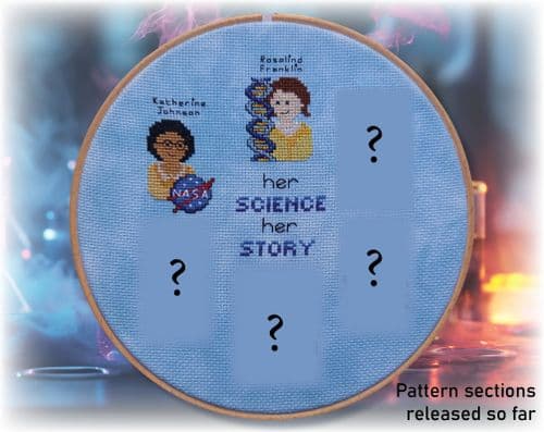 Project Pack for Her Science, Her Story SAL from Climbing Goat Designs