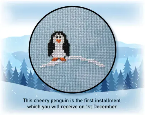 Project Pack for Penguins Advent Calendar SAL from Climbing Goat Designs