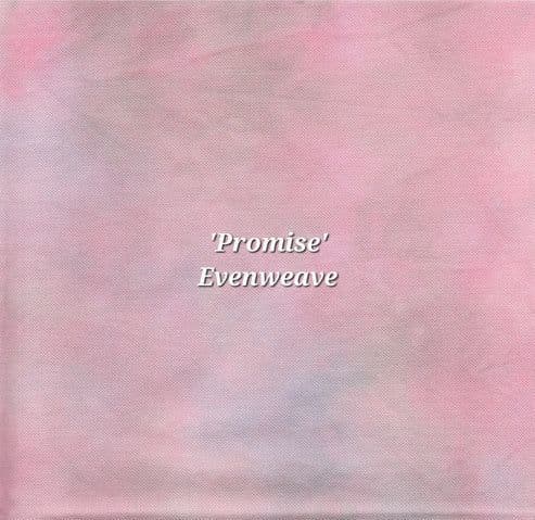 Promise Evenweave hand dyed by Fabrics by CraftiKate