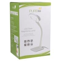 PURElite LED Magnifying Desk Lamp