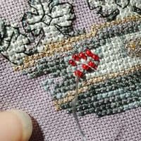 Queen by Peacock & Fig printed cross stitch chart