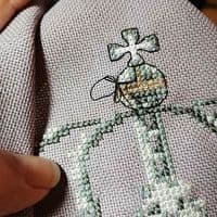 Queen by Peacock & Fig printed cross stitch chart