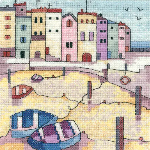 Quiet Moorings cross stitch chart - Karen Carter Collection