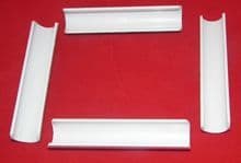 R&R Set of 4 replacement clips for 6" x 6" or 9"x 9" plastic snap frame