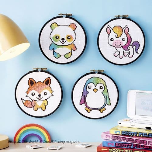 Rainbow Animals WOXS Issue 323 September 2022 project pack