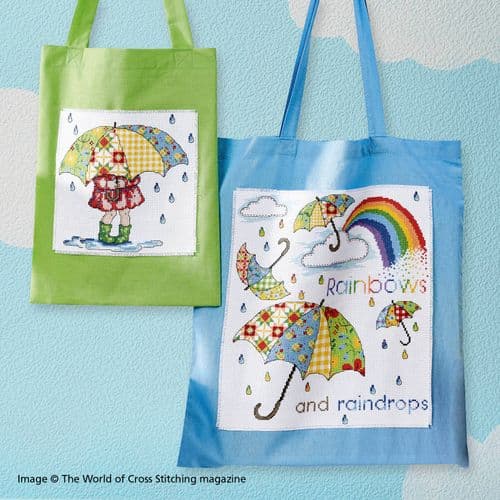 Rainbow Tote Bags WOXS Issue 357 project pack