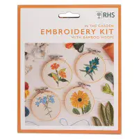 RHS In The Garden embroidery kit
