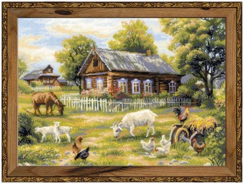 RIOLIS Afternoon in the Country Counted Cross Stitch Kit