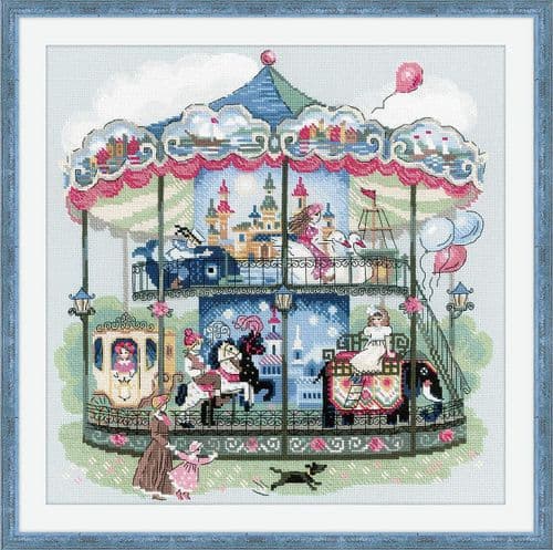 RIOLIS Carousel Counted Cross Stitch Kit