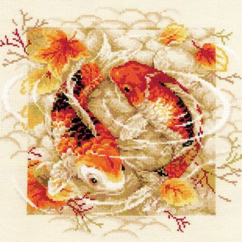 RIOLIS Carps Counted Cross Stitch Kit