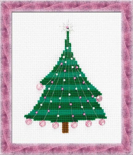 RIOLIS Christmas Tree Counted Cross Stitch Kit