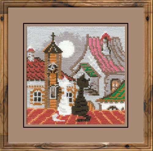 RIOLIS City Cats Spring Counted Cross Stitch Kit