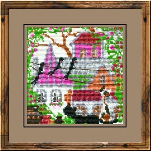 RIOLIS City Cats Summer Counted Cross Stitch Kit