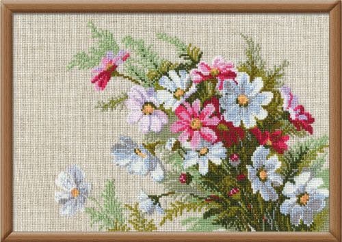 RIOLIS Cosmos Counted Cross Stitch Kit