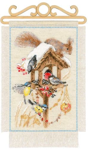 RIOLIS Cottage Garden Winter Counted Cross Stitch Kit