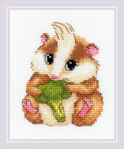 RIOLIS Cute Hamster Counted Cross Stitch Kit