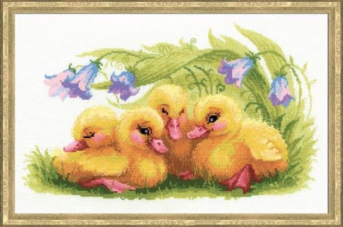 RIOLIS Funny Ducklings Counted Cross Stitch Kit