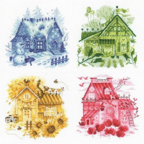 RIOLIS Happy Street Counted Cross Stitch Kit