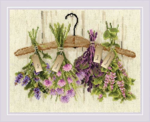 RIOLIS Herbs Counted Cross Stitch Kit