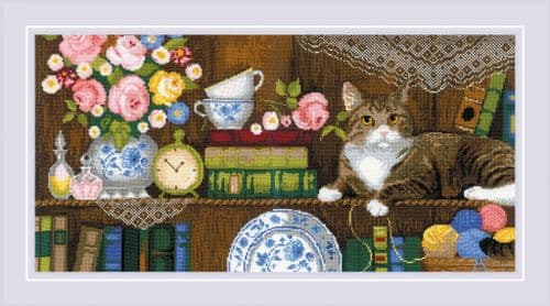 RIOLIS Home Comfort - Panel/2 Cushions Counted Cross Stitch Kit