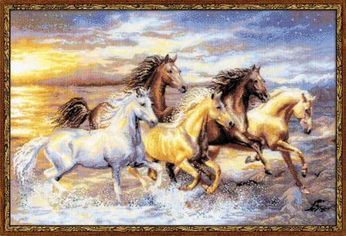 RIOLIS In the Sunset Counted Cross Stitch Kit