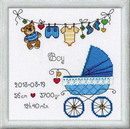 RIOLIS It's a Boy Counted Cross Stitch Kit