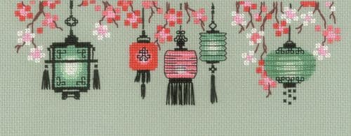 RIOLIS Lanterns Counted Cross Stitch Kit