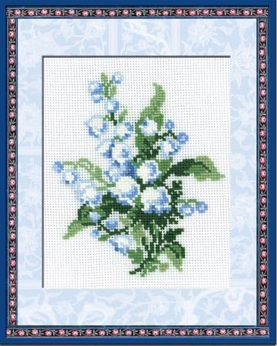 RIOLIS Lily of the Valley 2 Counted Cross Stitch Kit