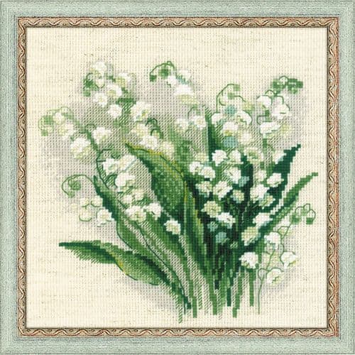 RIOLIS Lily of the Valley Counted Cross Stitch Kit