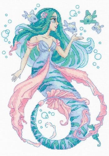 RIOLIS Little Mermaid Rosalina Counted Cross Stitch Kit